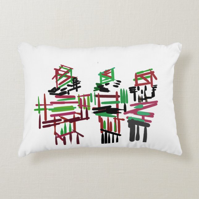 Three nutcrackers Christmas  Decorative Cushion (Front)