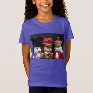 Three nutcrackers on black girl's sweatshirt T-Shirt