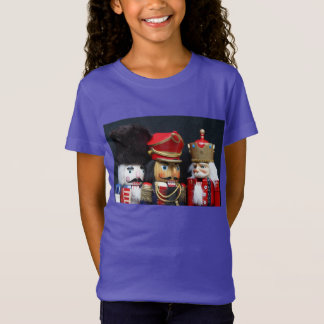 Three nutcrackers on black girl's sweatshirt T-Shirt