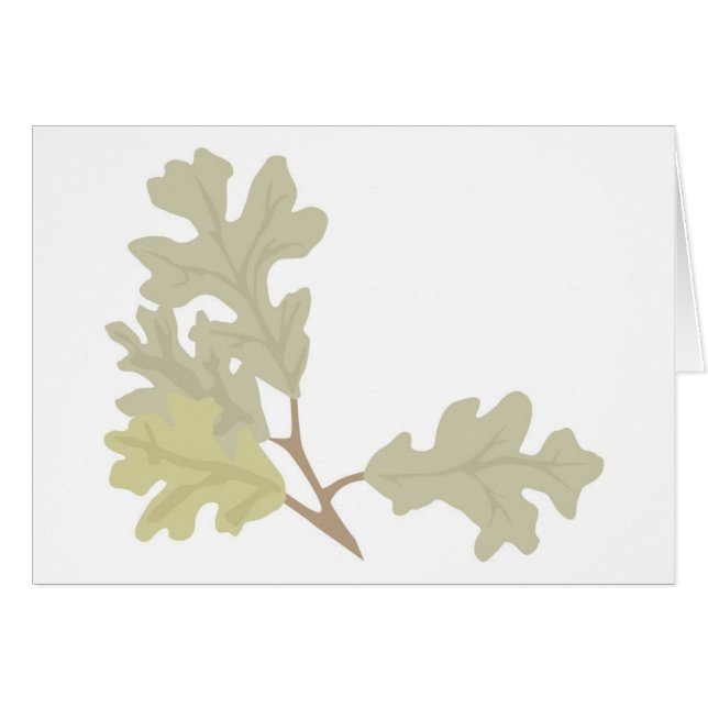 Three Oak Leaves (Front Horizontal)