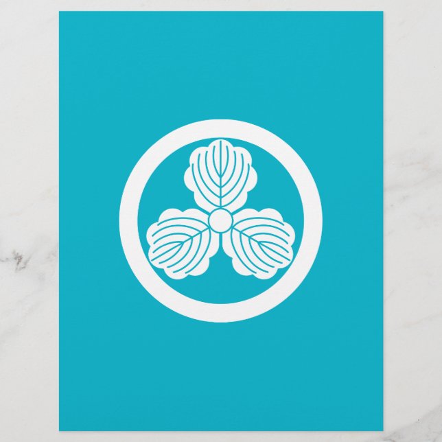 Three oak leaves(1) in circle (Front)
