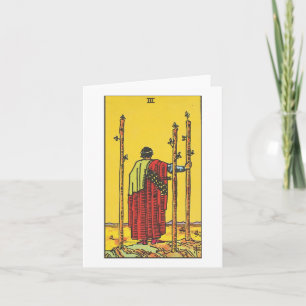 Three of wands - Rider Waite Smith tarot Card