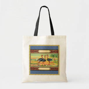 Three Ostritch Birds Tote Bag