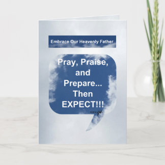 Three P’s Of Expectation Card