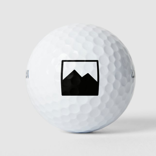 Three Pack of Golf Balls Template (Front)