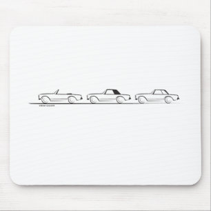 Three Pagoda SLs Mouse Mat