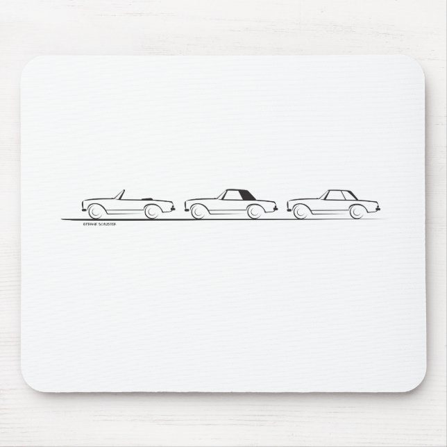 Three Pagoda SLs Mouse Mat (Front)