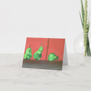 Three Pairs Note Card