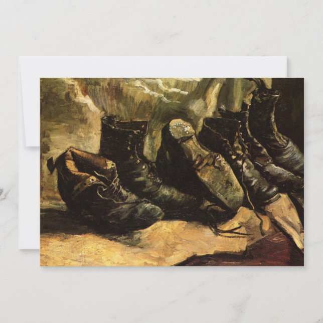 Three Pairs of Shoes by Vincent van Gogh (Front)