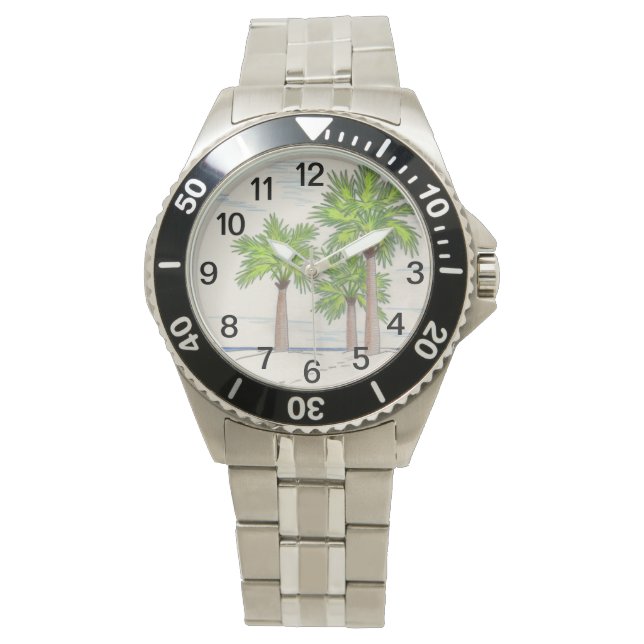 THREE PALMS watch (Front)