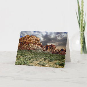 Three Peaks in Red Rock, Las Vegas NV Blank Inside Card