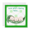 THREE PEAS IN A POD BABY SHOWER  INVITATION