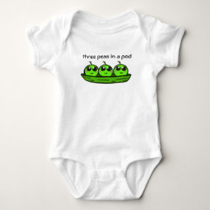 Three Peas in a Pod Onsie Baby Bodysuit