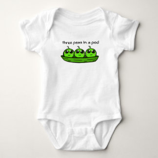 Three Peas in a Pod Onsie Baby Bodysuit