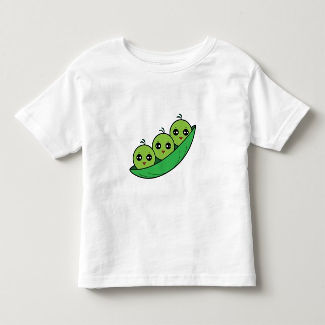 Three Peas in a Pod Toddler T-Shirt (Front)