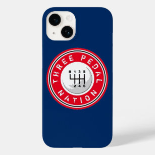 THREE PEDAL NATION iPhone case