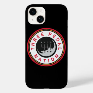 THREE PEDAL NATION iPhone case