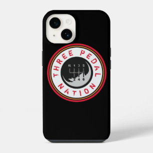 THREE PEDAL NATION iPhone case