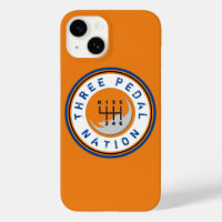 THREE PEDAL NATION iPhone case