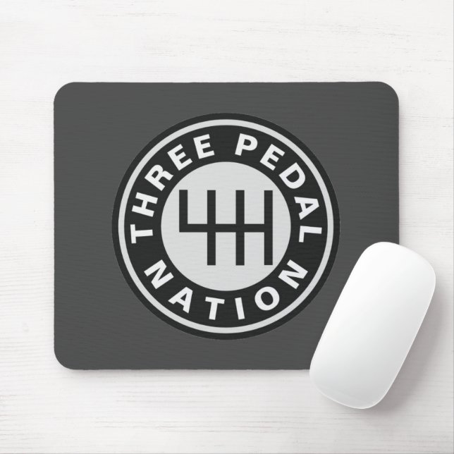 THREE PEDAL NATION MOUSE MAT (With Mouse)
