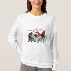 Three Pekingese Puppies Christmas T-Shirt