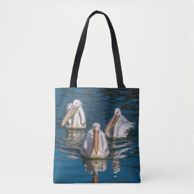 Three pelicans Tote Bag (Front)
