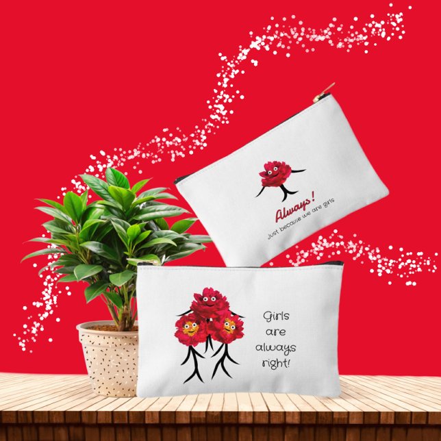 Three peonies accessory pouch (Creator Uploaded)