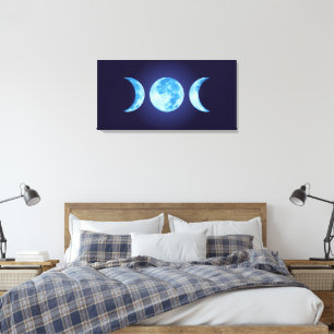 Three Phase Moon Canvas Print