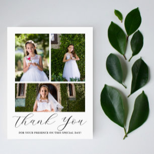 Three Photo Holy Communion Chalice First Communion Postcard