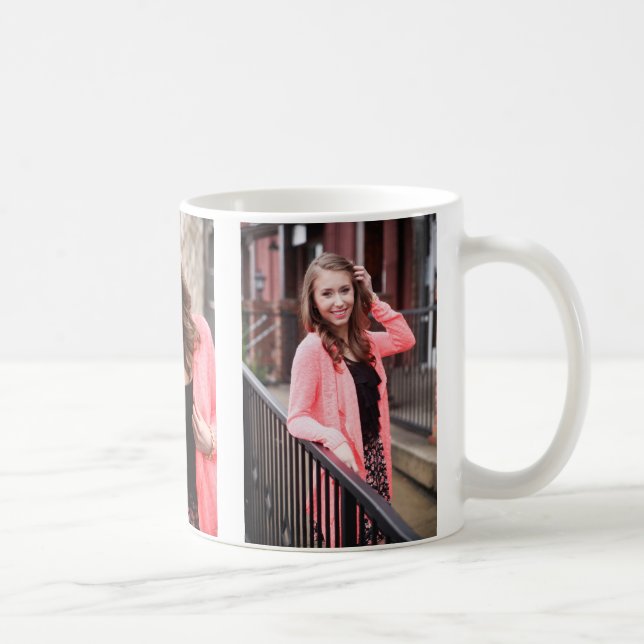 Three Photo Personalised Mug (Right)