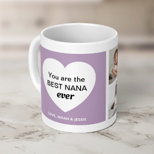 Three Photos and a Heart   Best Nana Ever Coffee Mug