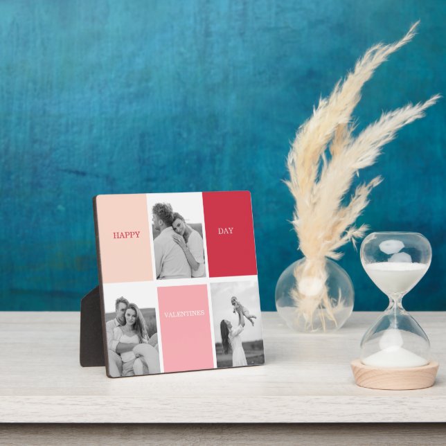 Three Photos | Happy Valentines Day Plaque (Insitu)