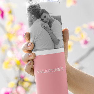 Three Photos   Happy Valentines Day Thermal Tumbler
