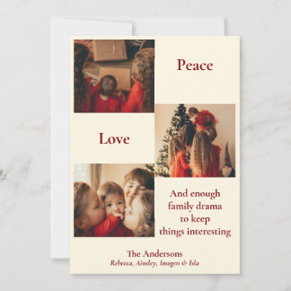 Three Picture Holiday Card