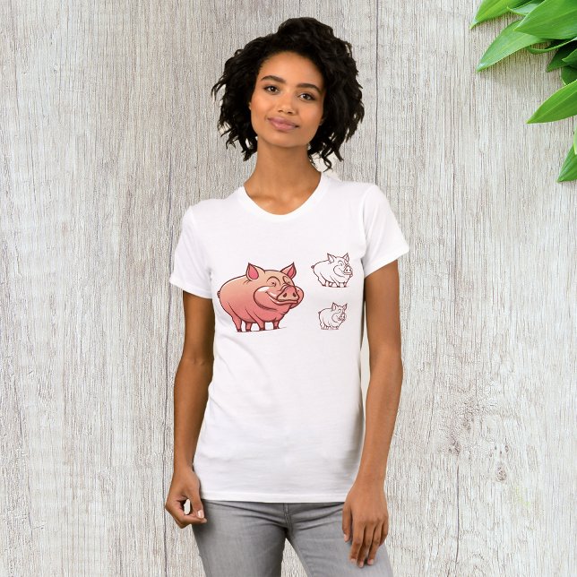 Three Pigs Womens T-Shirt (Creator Uploaded)