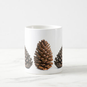 Three pinecones coffee mug