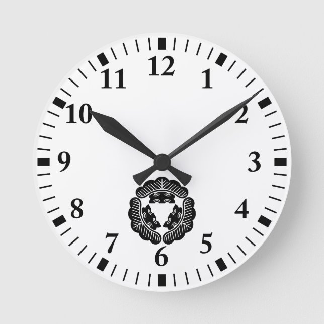 Three pines round clock (Front)