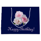 Three pink roses. Add text.