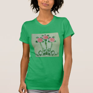 Three Pink Roses Thunder_Cove T-Shirt
