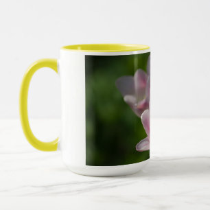 Three pink tulips mug
