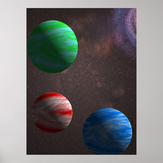 Three Planets  Poster (Front)