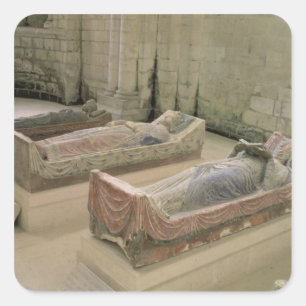 Three Plantagenet Tombs Square Sticker