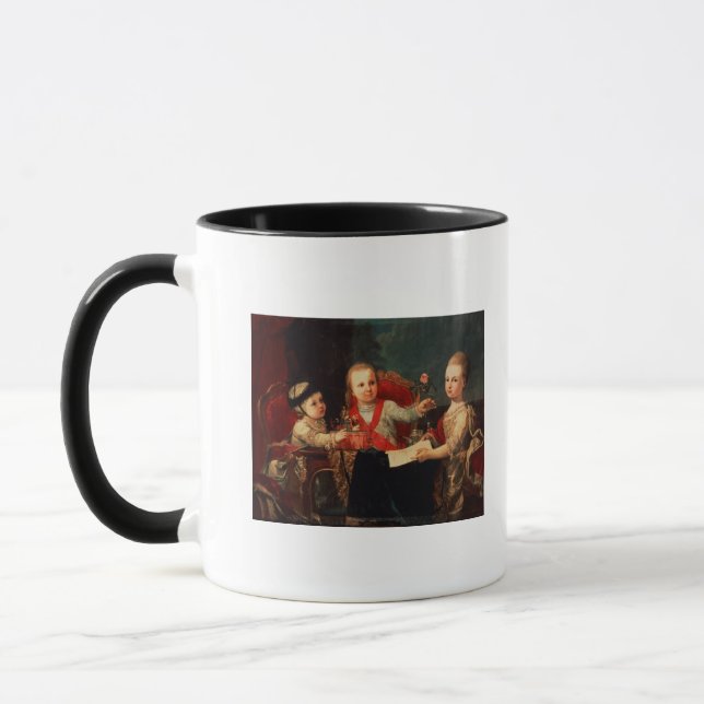 Three Princes, Children of Charles III Mug (Left)