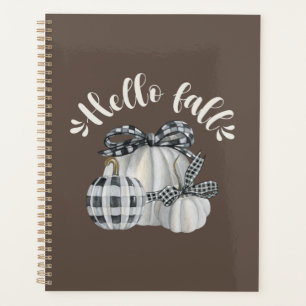 Three Pumpkin Hello Fall Planner
