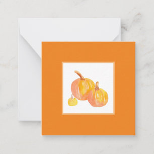 Three Pumpkins Card