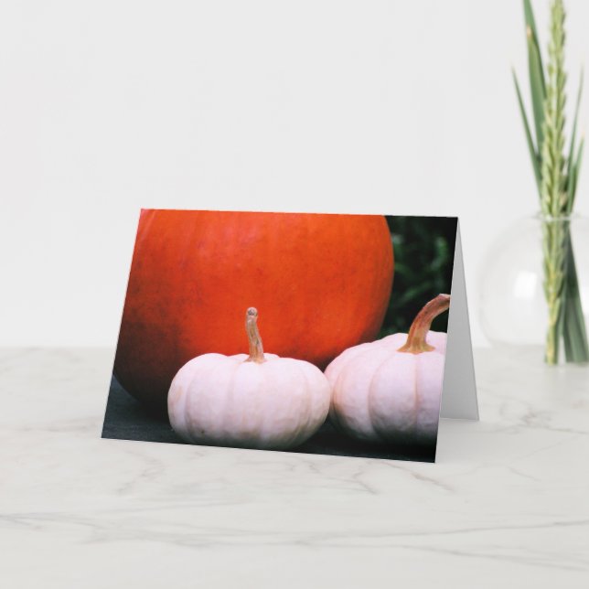Three Pumpkins Card (Front)