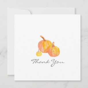 Three Pumpkins Thank You Card