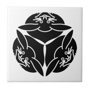 Three rabbits tile