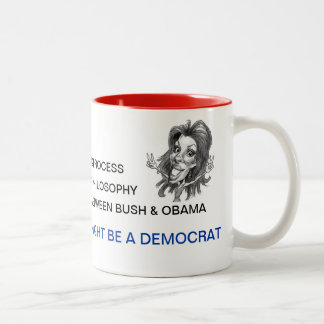 Three Reasons You Might be a Democrat Two-Tone Coffee Mug