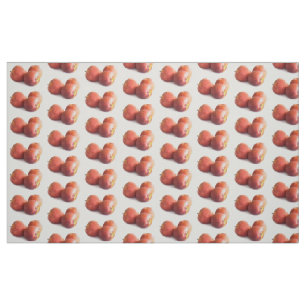 Three red apples fabric